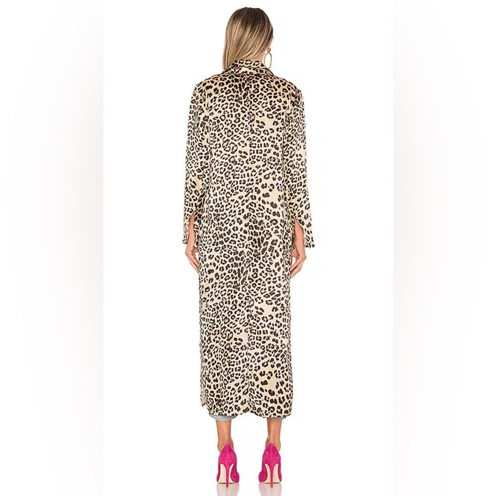 House of Harlow x Revolve *Delaney* leopard print duster jacket S - Picture 2 of 6